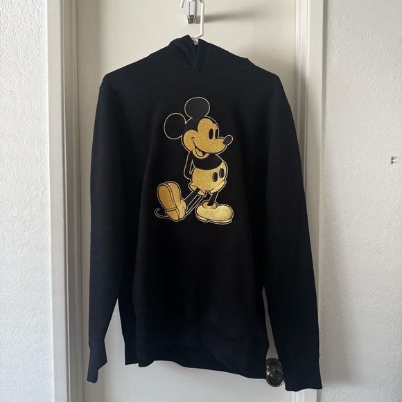 Disney Black and Gold Mickey Mouse Sweater - Picture 1 of 4